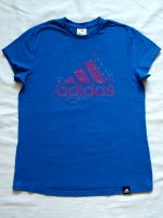 Adidas, T-Shirt, blau mit Druck, Gr. L Innenstadt - Köln Altstadt Vorschau