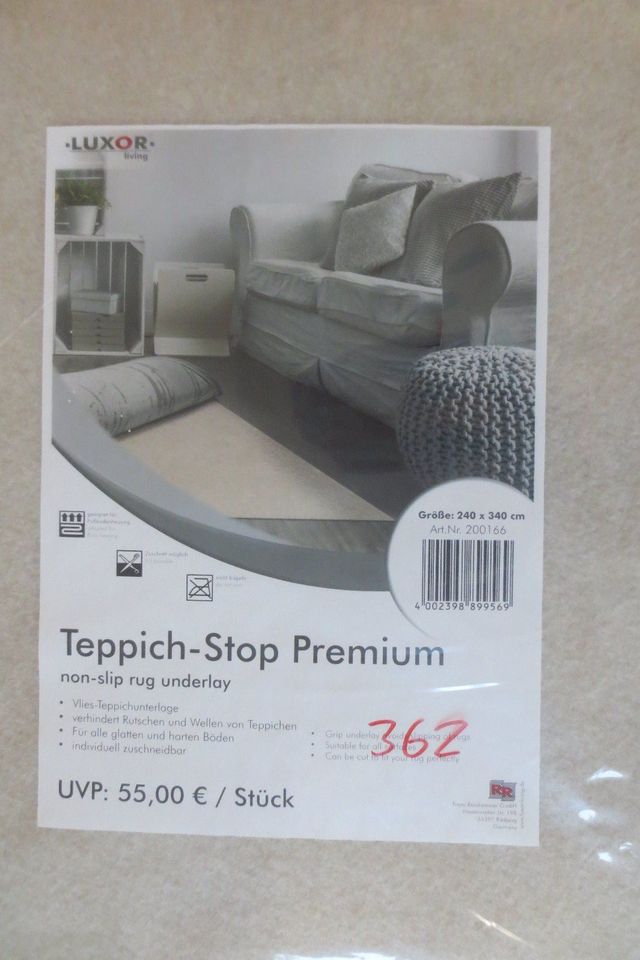 Teppich-Stop Premium Unterlage, Hersteller Luxor living in Minden