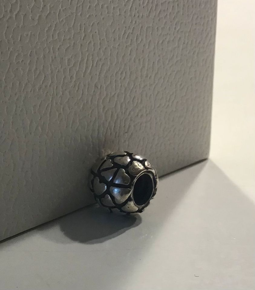 PANDORA Sterling Silber Charm original Herz Kugel Schmuck Anhänge in Hersbruck