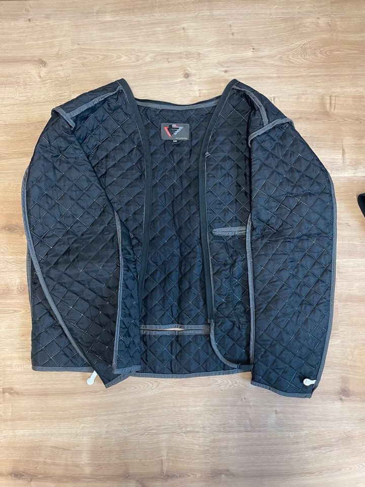 Herren Motorradjacke Cycling Spirit Gr. 52 grau schwarz in Ravensburg