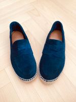 Top! Abarca Schuhe espadrilles Mokassin Leder Navy 43 Baden-Württemberg - Königsfeld Vorschau