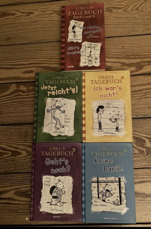 Greg‘s Tagebuch, Band 1-4 von Jeff Kinney in Hamburg