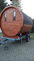 Mobile Fass-Sauna mit Vorraum zu vermieten Nordrhein-Westfalen - Hörstel Vorschau