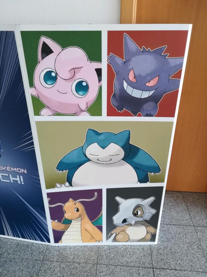 Pokemon Sammelkartenspiel TCG Pappaufsteller Werbedisplay Werbung in Illertissen