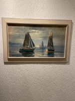 Maritime Segelboote Gemälde Ölfarbendruck Nordrhein-Westfalen - Herten Vorschau