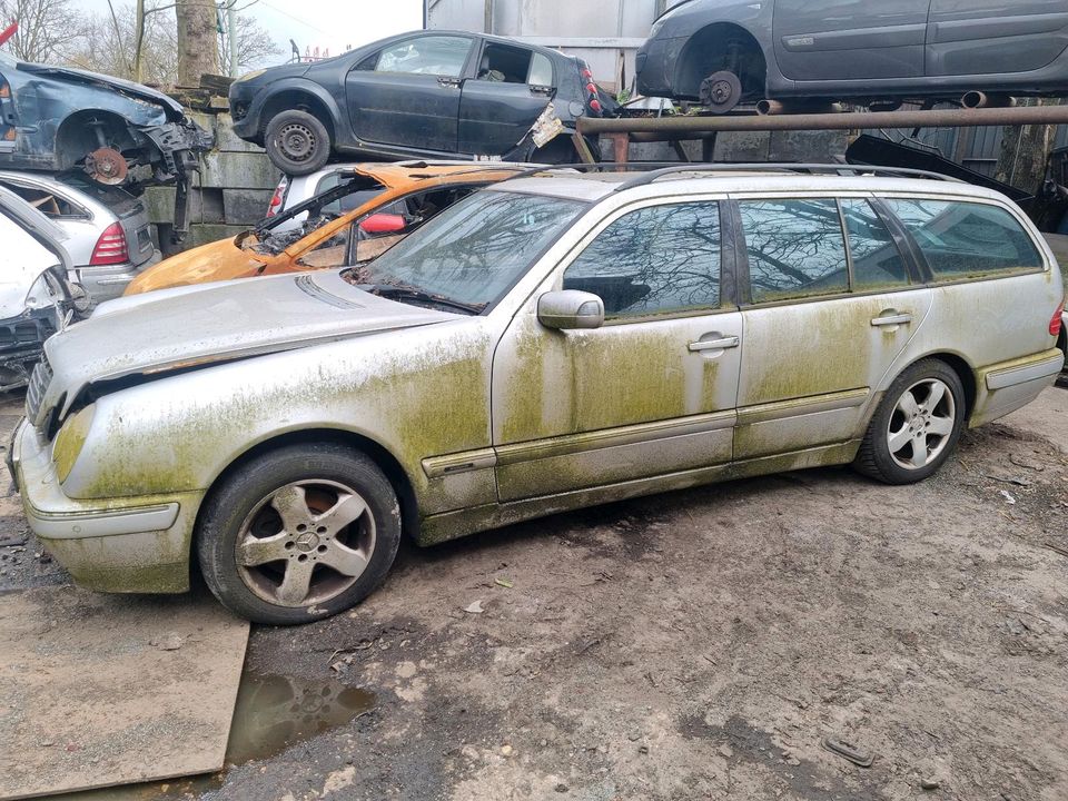 Mercedes w210 Haube Türen Heckklappe Stoßstangen Spiegel in Duisburg