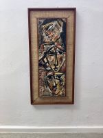 * GEMÄLDE EXPRESSIONISMUS A.CHARLES 1964 TEAK_RAHMEN ART BRUT GE Berlin - Charlottenburg Vorschau