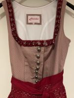 Dirndl Almzauber Beige Bordeaux Knöpfe dunkelrot Stuttgart - Stuttgart-West Vorschau