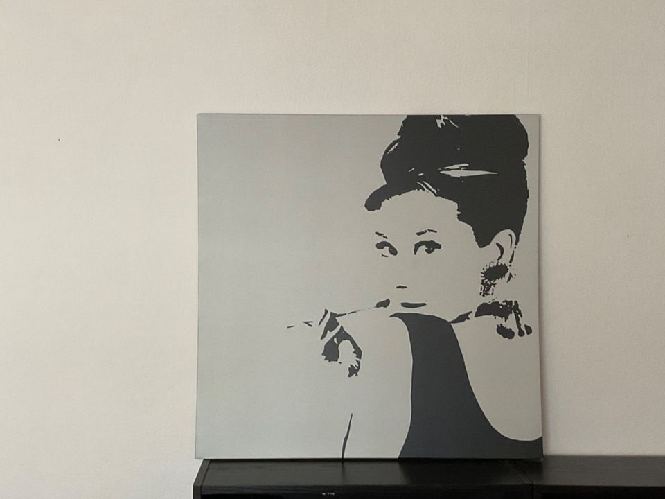 Bild Audrey Hepburn 90 x 90 in Bad Ems