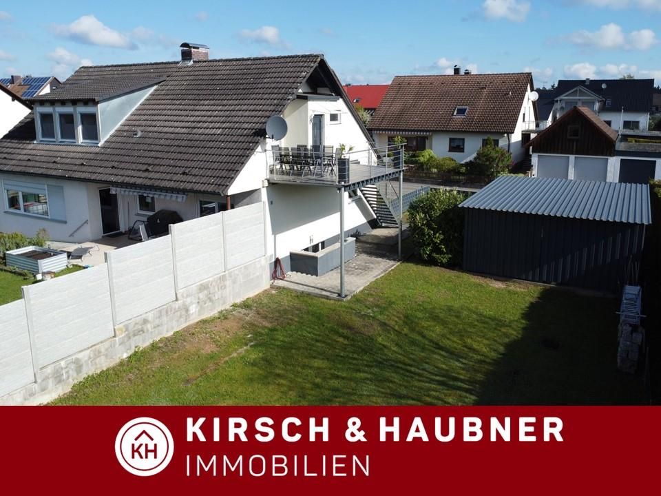 Moderne Wohnung mit großem Garten & sonniger Terrasse -  sofort frei!  Pyrbaum-Rengersricht in Pyrbaum