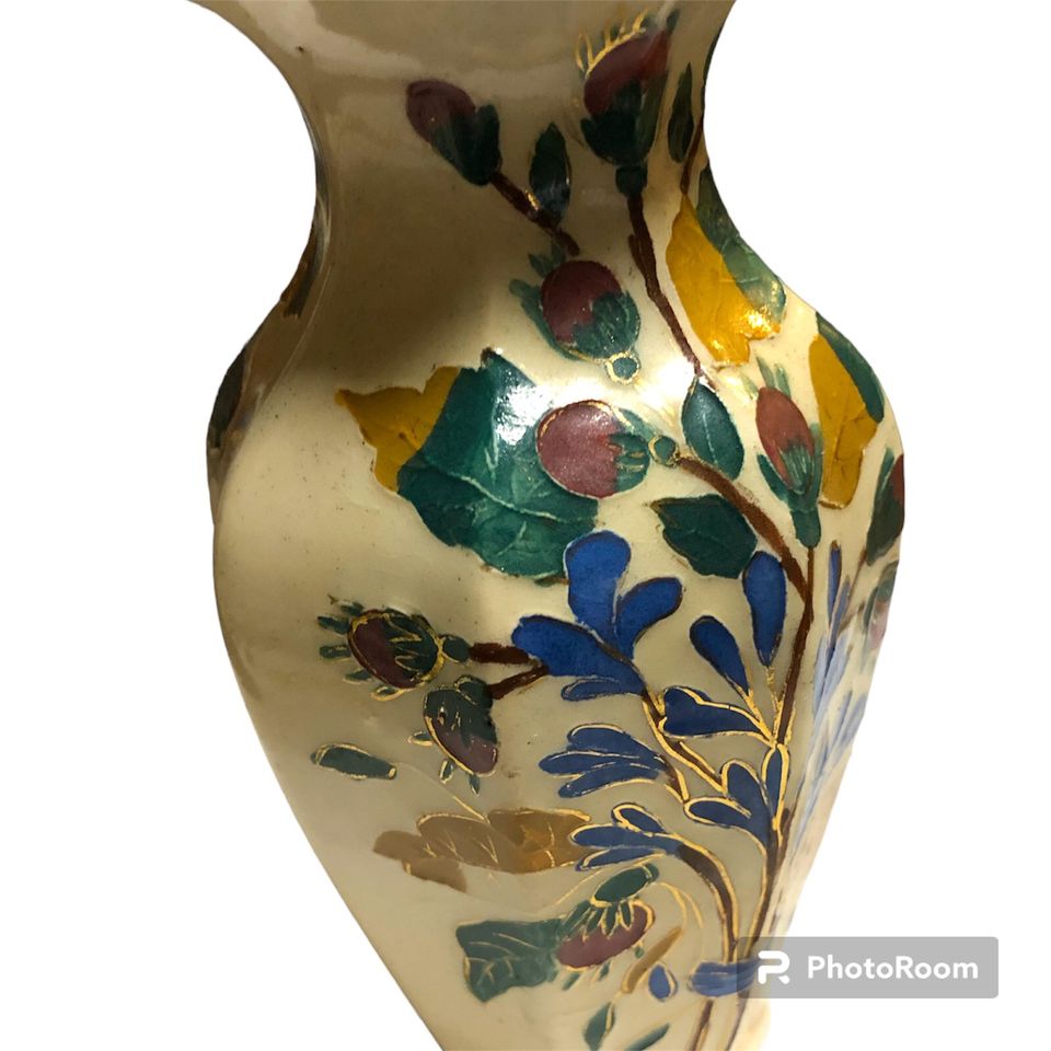 MAJOLIKA Porzellan Vase - Vintage - Rar in Wendelstein
