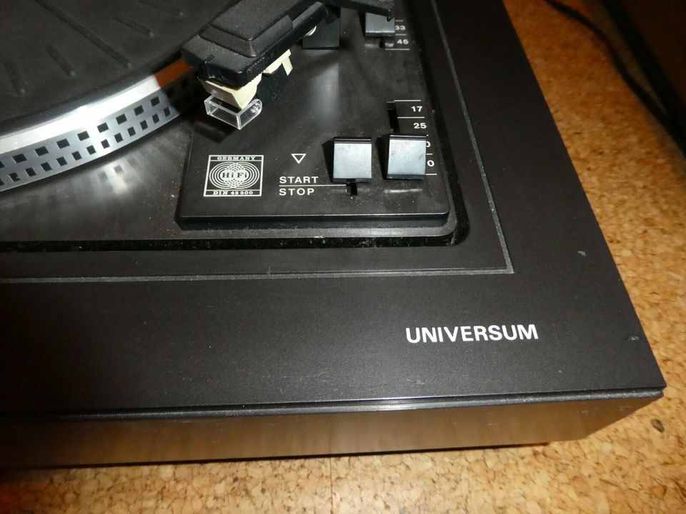 alter Plattenspieler Universum F 5585 A Hifi Belt Drive DIN 45500 in Mittelstenahe