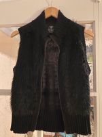 GUESS schwarze Fellweste Kunstfell Strick schwarz Gr.M Düsseldorf - Pempelfort Vorschau