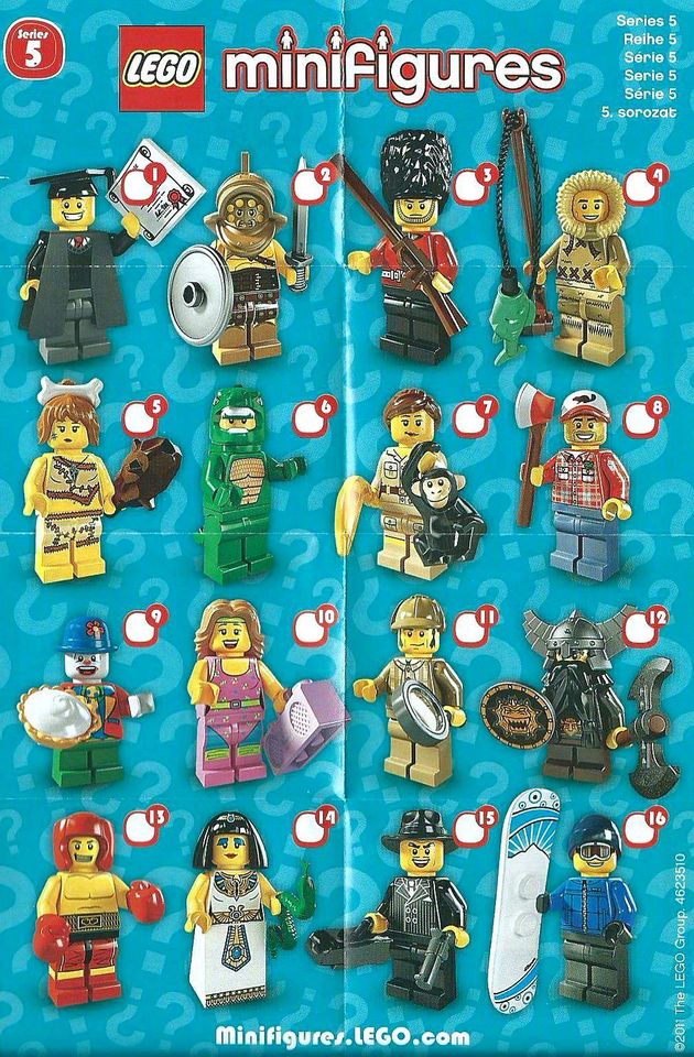 Lego 8805 Minifiguren Serie 5, neu, Auswahl in Berglern