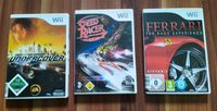 3 Wii Spiele (need for speed, Ferrari, Speed Racer) Bayern - Eschau Vorschau