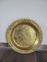 Schale gold Keramik schwer Teller D= 36 cm Niedersachsen - Calberlah Vorschau