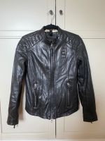 Blauer USA Bikerjacke Lederjacke Stuttgart - Botnang Vorschau