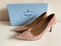 Prada Pumps Heels Schuhe Lederschuhe Rosa Rose 36 Nordrhein-Westfalen - Pulheim Vorschau