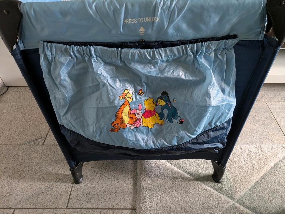 Hauck mobiles Kinderbett  Winnie Pooh Edition (mit Matratze mgl). in Ingolstadt