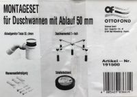 Duschwannen Ablauf Montage Set, Neu, kein Versand Thüringen - Windischleuba Vorschau