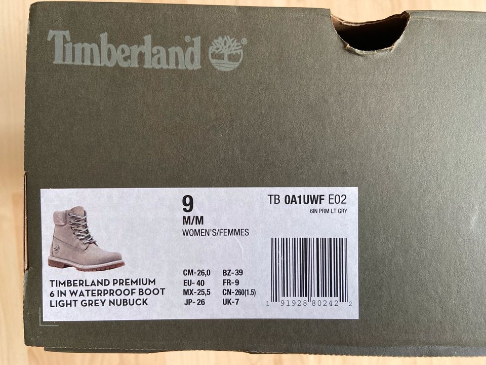 Timberland Premium 6 inch  waterproof Boots Damen Gr. 40 in Linkenheim-Hochstetten