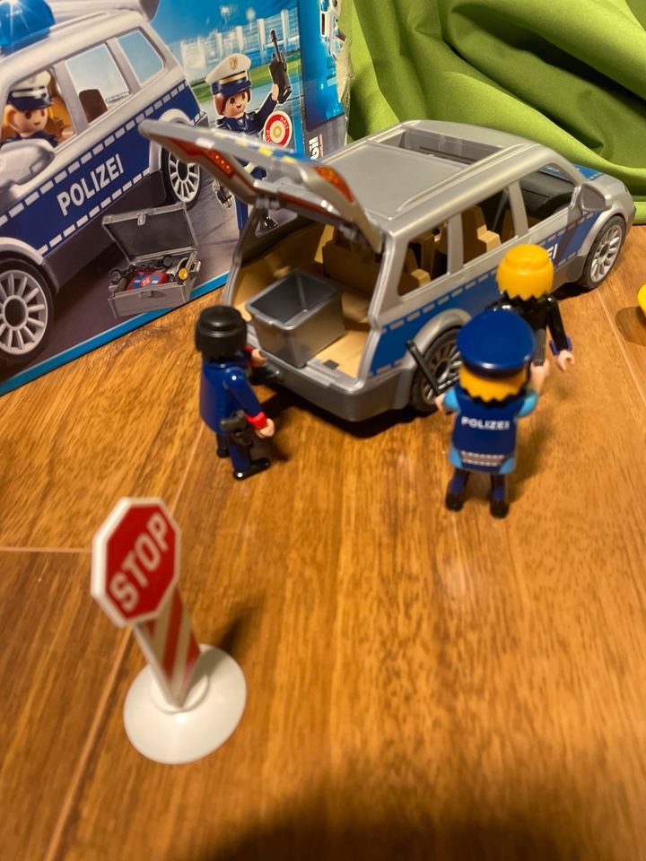 Playmobil Polizei Einsatz mit Fluchtauto Unfall. in Leutkirch im Allgäu