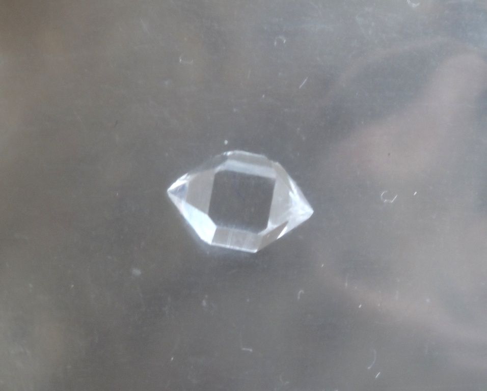 Herkimer Diamant Doppelenderkristall in Neustadt (Dosse)