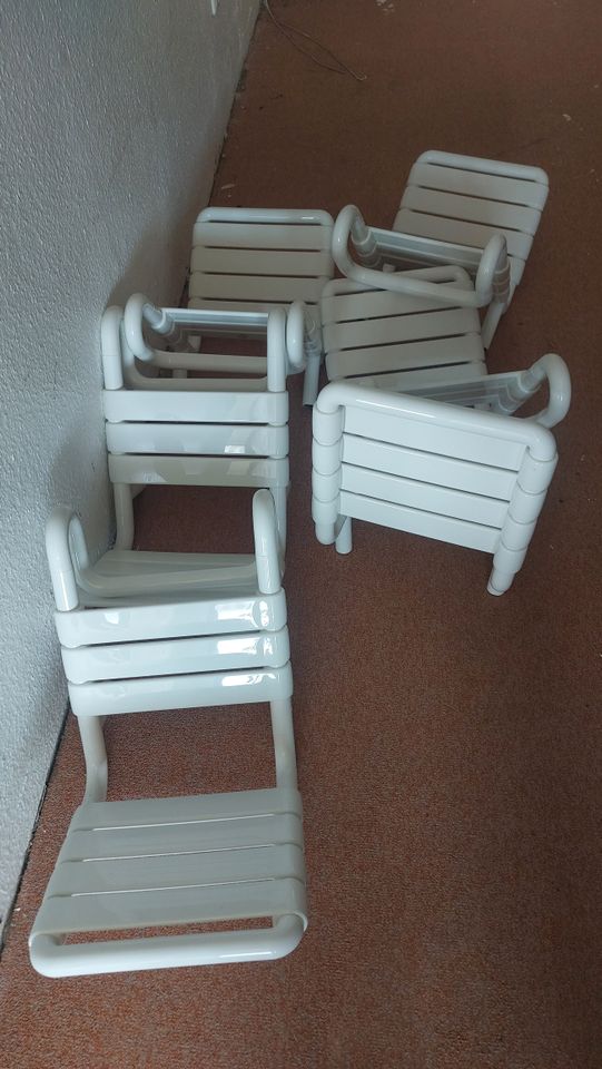 HEWI Einhängesitz Stützklappgriffe Rückenstütze, Serie 801, 6Sets in Wedemark