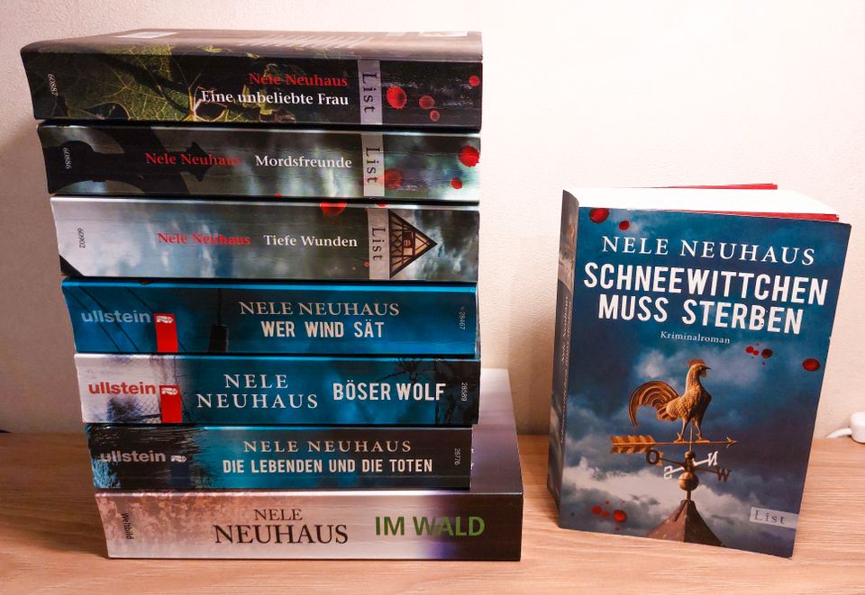 NELE NEUHAUS Kriminalroman Buchreihe 1-8 in Herrenberg