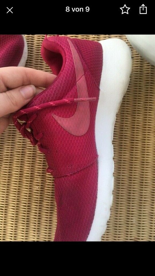 Nike Roshe Run pink Gr 38 sneaker Damen in Lügde
