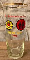 DDR/ Ostalgie Glas Bezirk Suhl Arbeiterfestspiele Rennsteig Osterfeld - Waldau Vorschau