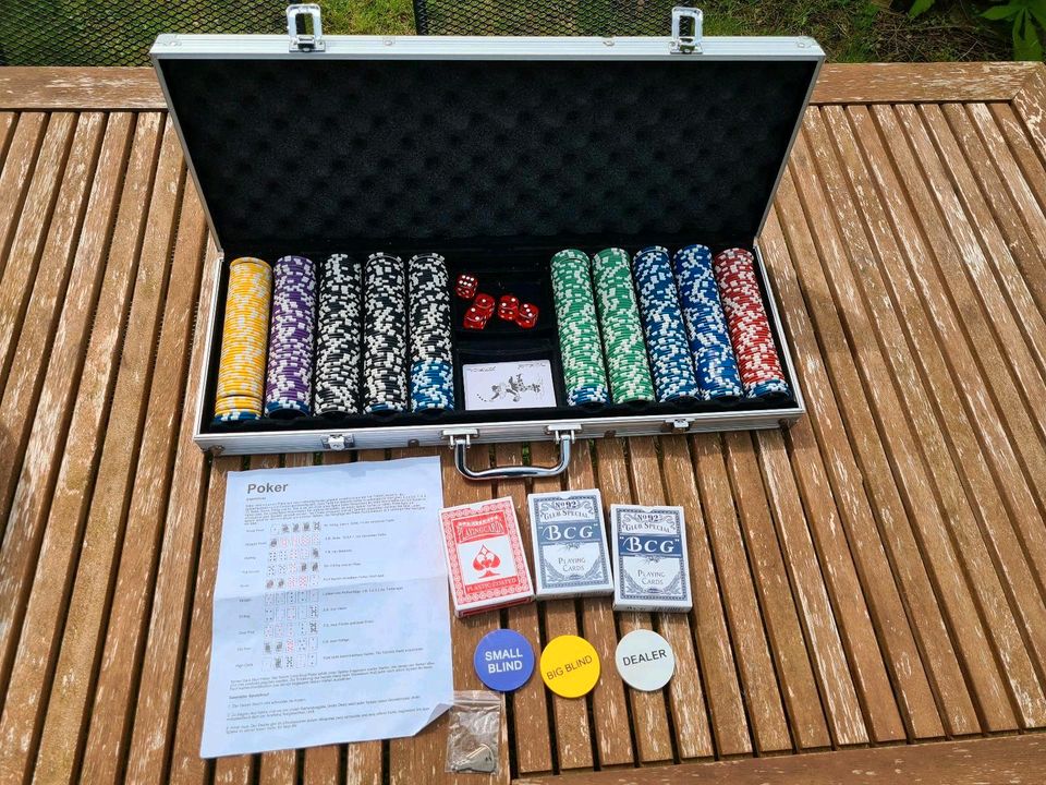 Umfangreiches Paket für Casinoabend, Pokertisch, Skat, Roulette in Peine