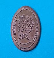 Elongated Quetschmünze Coins  Harz Brocken Coaster Niedersachsen - Sehnde Vorschau