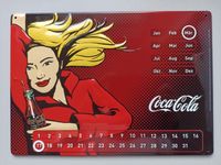 Blechschild - Kalender COCA-COLA Dauerkalender Brandenburg - Elsterwerda Vorschau