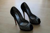 CASADEI Plateau High Heels Schwarz/Silber Gr. 38 Berlin - Spandau Vorschau