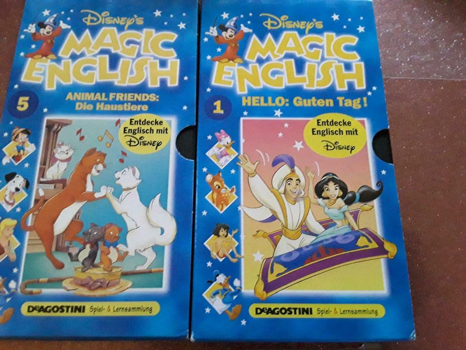 24 VHS Disney'sMagic Englisch Lehrspass.... in Teublitz