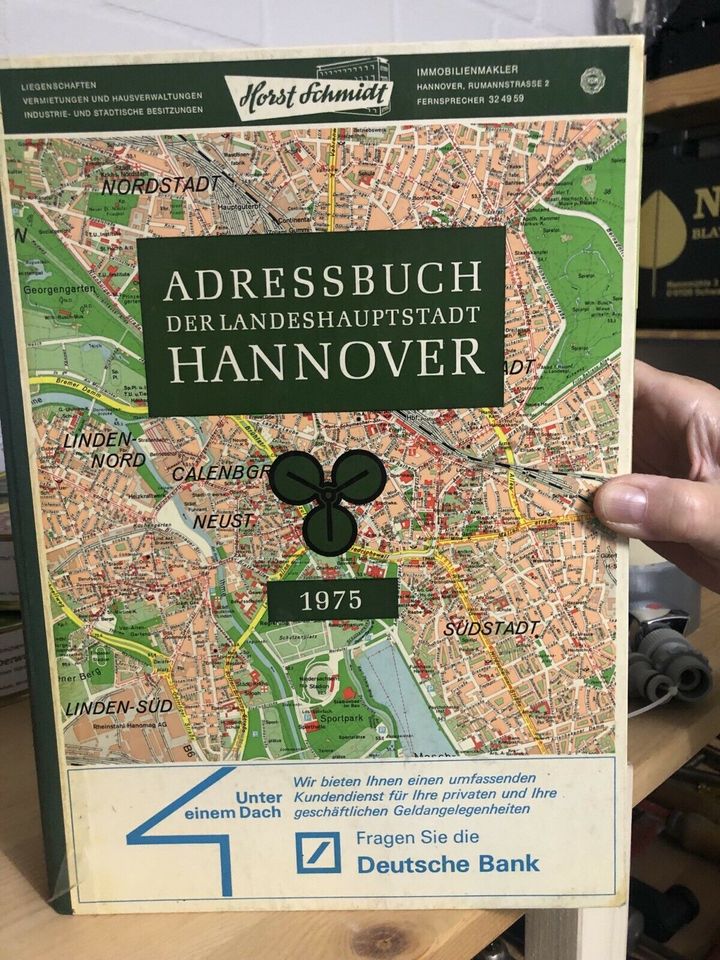 Adressbuch der Landeshauptstadt Hanover 1975 in Hannover
