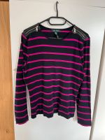 Ralph Lauren Pullover schwarz/lila/pink gestreift XL/42 Hessen - Heuchelheim Vorschau