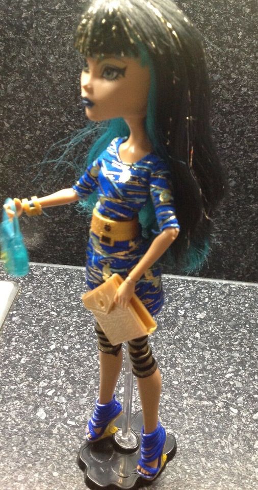 Monster high Puppe Cleo de Nile Picture Day "Fototag" in Heimweiler