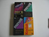 4 x Videokassette NEU OVP Maxell Kodak Cassette VHS Bayern - Würzburg Vorschau