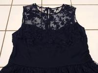 ESPRIT KLEID blau Gr. L 40 Mesh floral Cocktailkleid Blume chic Baden-Württemberg - Herrenberg Vorschau
