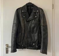 Drykorn Biker Leder Jacke Gr L 50/52 braun im Used Vintage Finish Bayern - Würzburg Vorschau