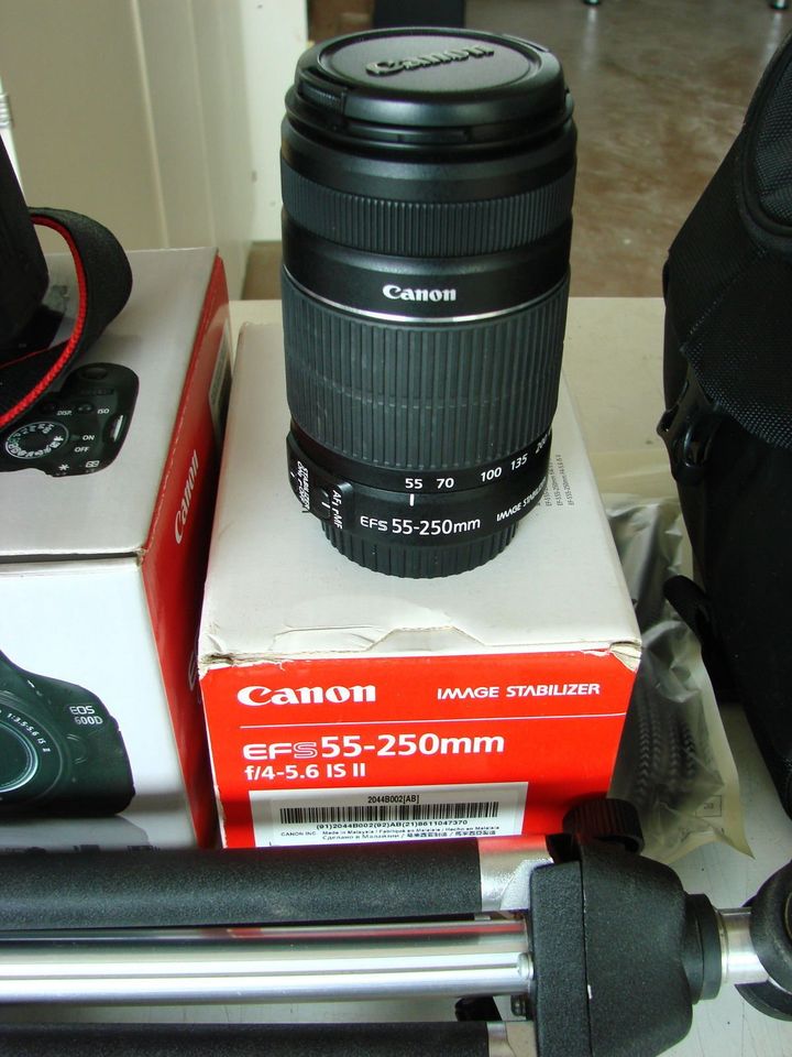 Canon EOS 600 D , Komplett-Set  , mit sehr viel Zubehör in Leimen