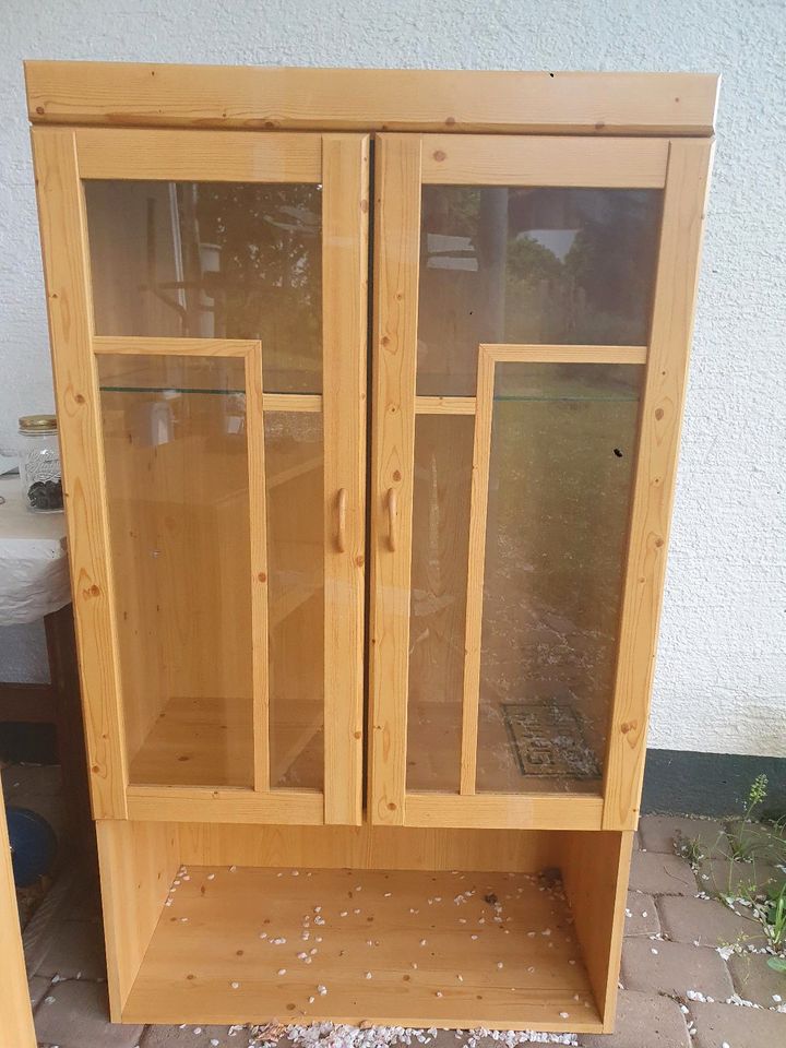 Vitrine Holz Glas in Gründau