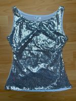 Pailletten Top Silber Gr S Glitzer Trägershirt NEU Baden-Württemberg - Freiburg im Breisgau Vorschau