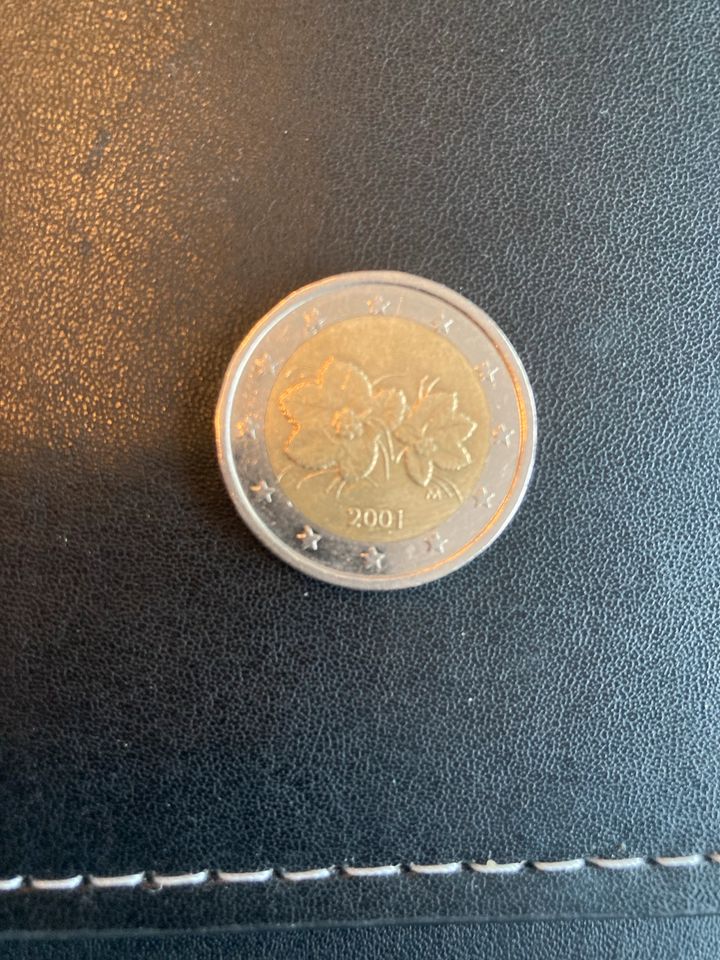 2 Euro Münze in Hamburg
