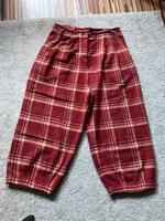 Ewa I Walla Hose Botvi  rot beige kariert Wolle Gr. M Niedersachsen - Sehnde Vorschau