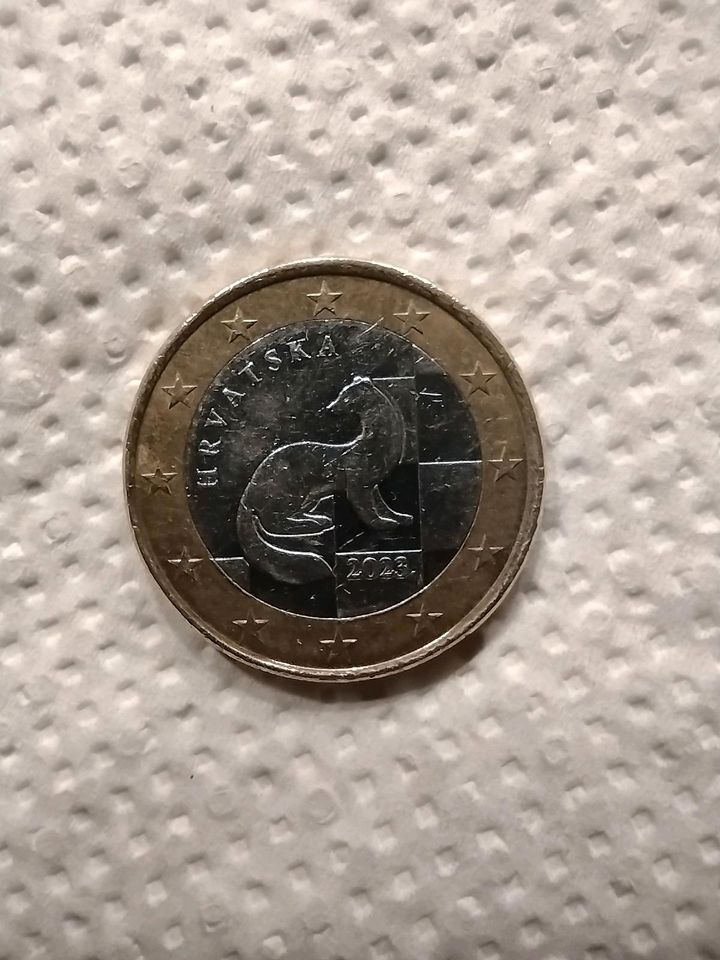 1 Euro Münze Kroatien € in Delmenhorst