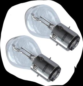 12V 35/35W Glühlampe, Glühbirne, Lampe BA20D E-Prüfzeichen, Mofa Moped  Motorrad