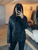 Schwarze Lederjacke Hessen - Marburg Vorschau